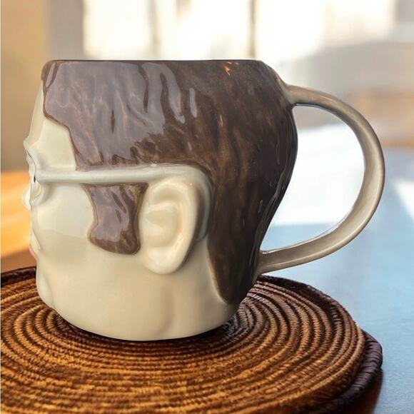 The Office: Dwight Schrute Molded 3D Head Shaped 20 Oz Coffee Cup Mug - Picture 4 of 11